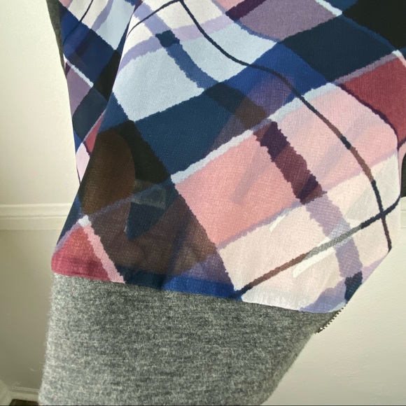 TWO VINCE CAMUTO SEMI-SHEER LONG SLEEVE ZIP TOP M - Picture 6 of 12